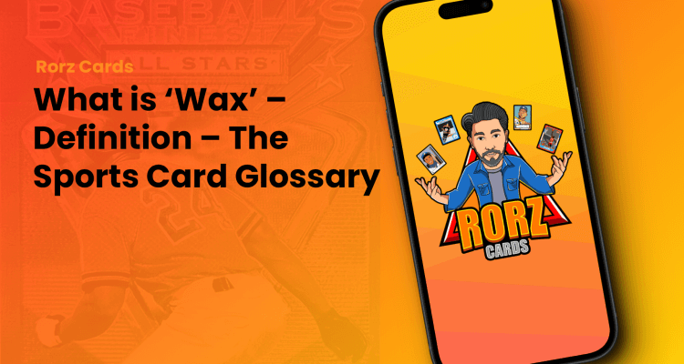 What is wax sports cards