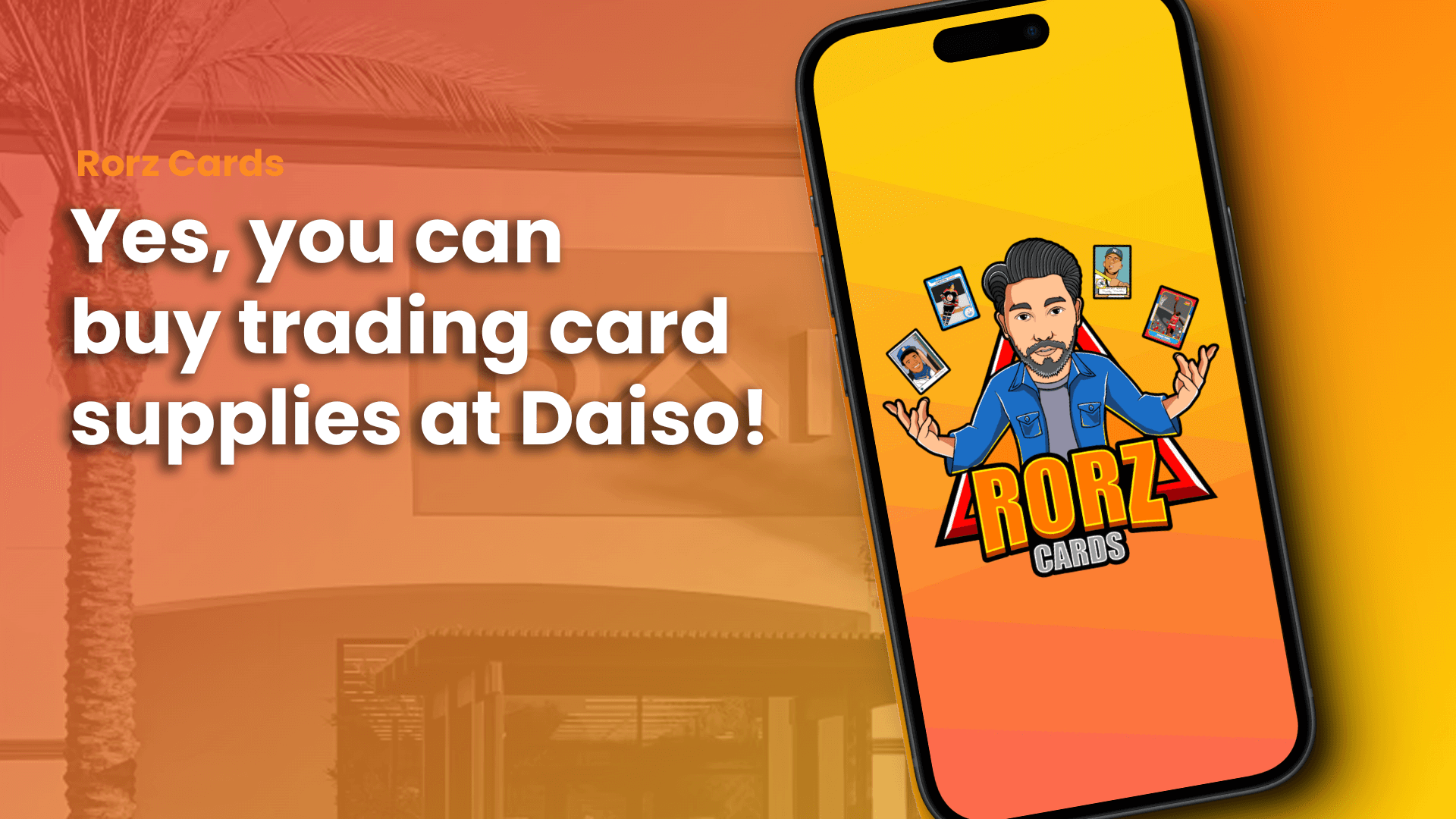Daiso trading card supplies